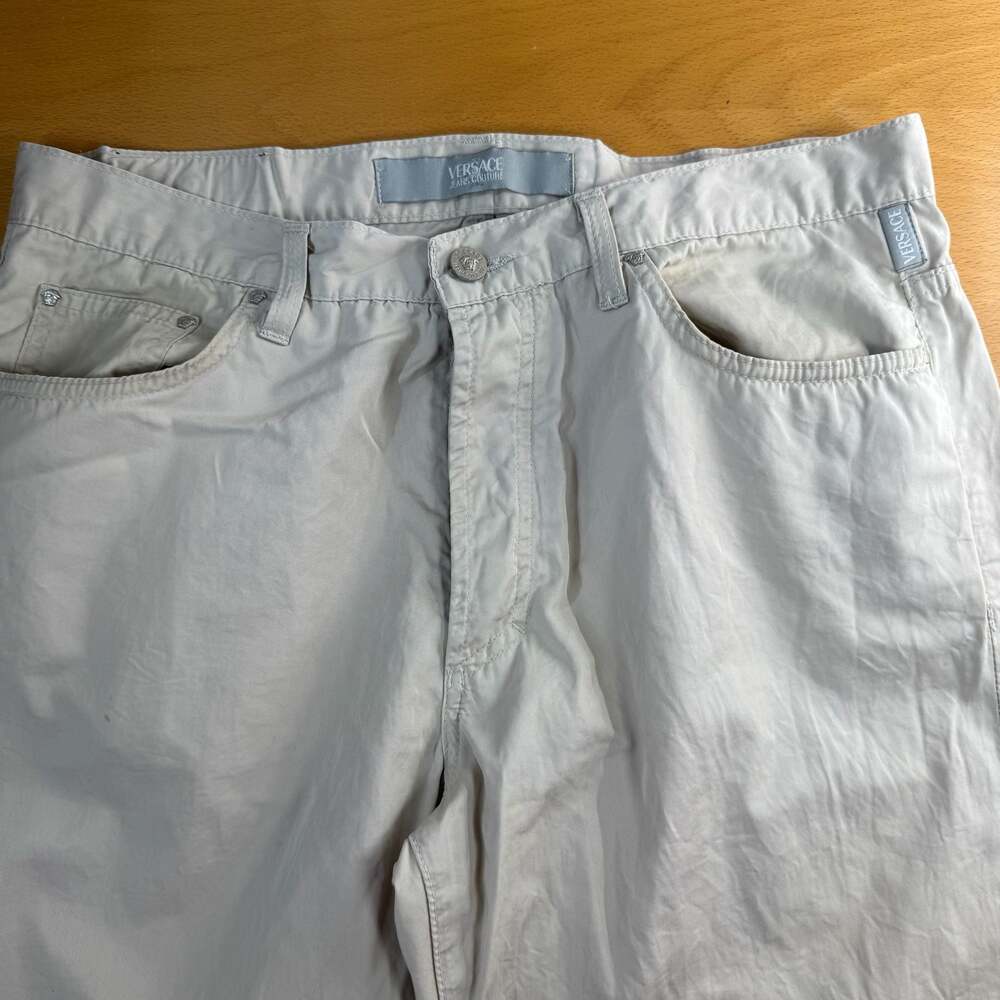 Versace Jeans Couture Men's Beige Cotton Chino Pants Size 52